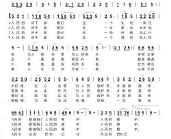 勤政廉政民拥戴简谱-表演唱