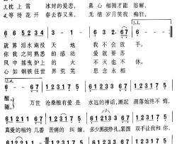 美丽的神话简谱-电影《神话》主题歌