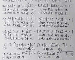 石河子姑娘简谱