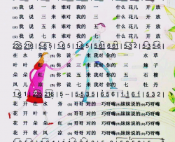 花前对唱【彩谱】简谱-庄学忠演唱