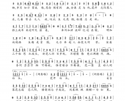 醉花间(《斛珠夫人》电视剧插曲)简谱-李琦演唱-一笑奈何晓斅曲谱