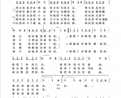 同桌的你回声嘹亮2016简谱