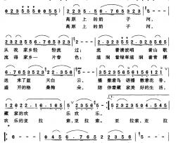 高原上的奶子河简谱-金鸿为词/金鸿为曲