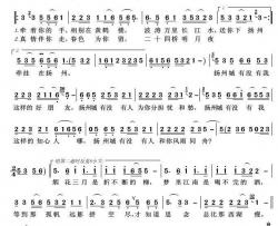 烟花三月下扬州简谱(歌词)-刘紫玲演唱-君羊曲谱