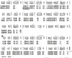 香甜盖碗茶进我家简谱