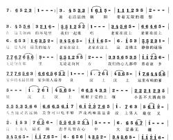 老家在汶上简谱-束立波词/老空弦曲