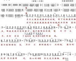 伤简谱(歌词)-一只舟歌曲-豪情满怀曲谱