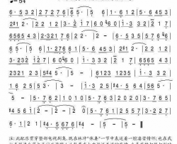 电视连续剧《新水浒传》配乐简谱