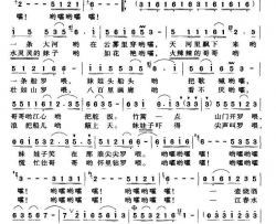 清江闯滩简谱