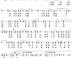依恋简谱(歌词)-叶翠演唱-momoliu曲谱