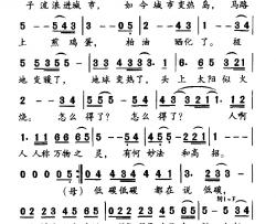流浪的北极熊简谱-高枫词/杜明曲