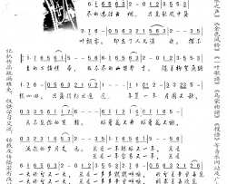 红尘恋[彩谱]简谱-谢采芸演唱