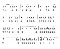 女人的发现简谱-电视系列片《女人的发现》主题歌
