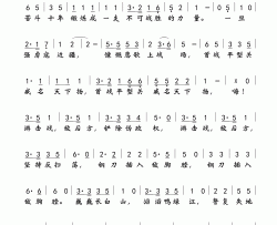 八路军军歌简谱-中国广播艺术团合唱团演唱-王国华制谱