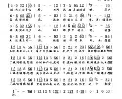 红尘之中相爱过简谱-淡然可儿演唱