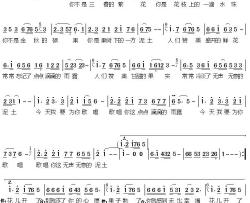教师颂简谱(歌词)-李军华演唱-潘明记谱