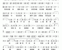 幸福永远简谱-国家大剧院爱乐合唱团演唱-潘月剑/孟庆云词曲