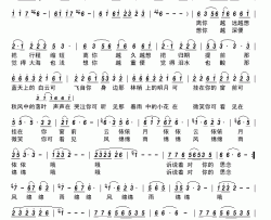 云月依依简谱-郭新龙演唱-张名河/高虹词曲