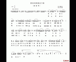 新农村就是这个样简谱-黄梅歌