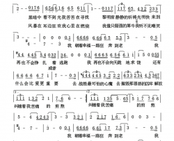 朝着幸福一路狂奔简谱-陈超超演唱
