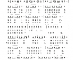 在党的怀里成长简谱-韩晓辉演唱-于全莉、醉歌/韩晓辉词曲