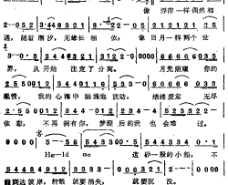 苏芮演唱金曲：砂之船简谱-苏芮演唱-陈乐融/铃木喜三郎词曲