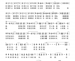 给我你的爱简谱-张杰演唱-秋风/秋风词曲