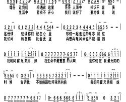 我的同窗兄弟姐妹简谱-张家源词/张家源曲