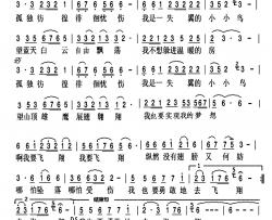 我要飞翔简谱-翁济农词 解力曲
