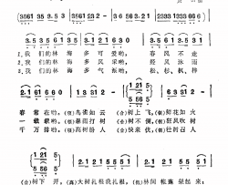 我们的林海多可爱简谱