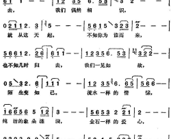 邓丽君演唱金曲：难忘的一天简谱