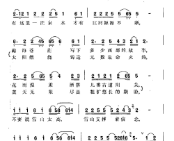 西部故事电视剧《在西部》主题曲简谱