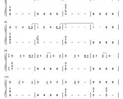 君のままで钢琴简谱-数字双手-azusa