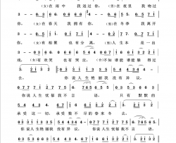 在雨中回声嘹亮2015简谱