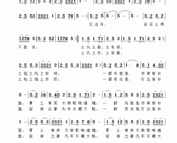 延安 你说简谱-李敏演唱-唐建康/雷渡词曲