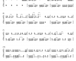 静悄悄钢琴简谱-数字双手-大泫