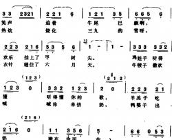 乡下的妈妈 简谱-晚笛词/张保生曲