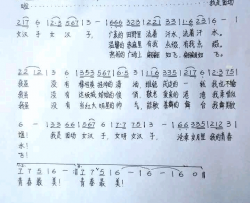 我是团场女汉子简谱