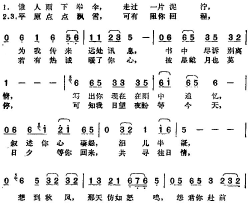 邓丽君演唱金曲：雨中追忆简谱