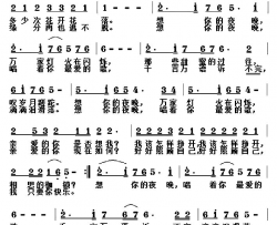想你的夜晚简谱