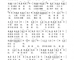 梦中的格桑花草原歌曲100首简谱