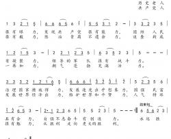 魅力共产党简谱-刘兆祥词/刘兆祥曲