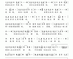 欣赏简谱(歌词)-张津涤演唱-桃李醉春风记谱