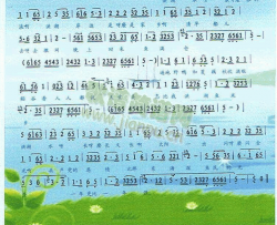 洪湖水浪打浪【彩谱】简谱
