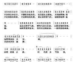 暴走族友之歌简谱