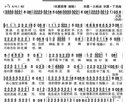 傀儡小丑简谱-草原勇哥演唱-草原大哈/草原丁喜词曲