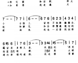 [前苏联]在你的小台阶上简谱