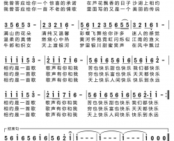 相约是一首歌简谱-韩磊演唱-王正伟/解承强词曲