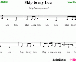SkiptomyLou英文儿歌、五线谱简谱