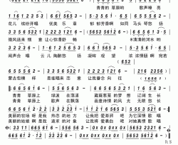 草原恋歌张军简谱-张军演唱-雄言/张军词曲